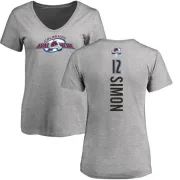 Chris Simon Women's Colorado Avalanche Backer T-Shirt - Ash