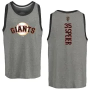 Chris Speier San Francisco Giants Backer Tri-Blend Tank - Heathered Gray