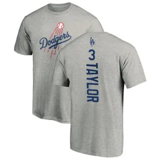 Chris Taylor Los Angeles Dodgers Backer T-Shirt - Ash