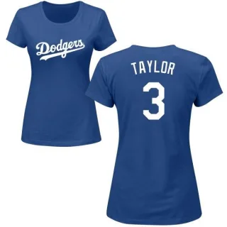 Chris Taylor Women's Los Angeles Dodgers Name & Number T-Shirt - Royal