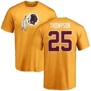 Chris Thompson Washington Redskins Name & Number Logo T-Shirt - Gold