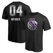 Chris Webber Sacramento Kings Black Midnight Mascot T-Shirt