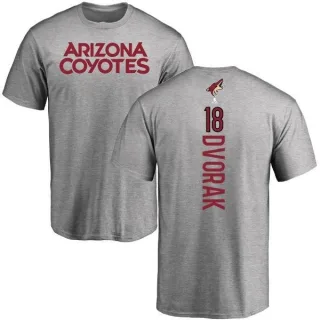 Christian Dvorak Arizona Coyotes Backer T-Shirt - Ash
