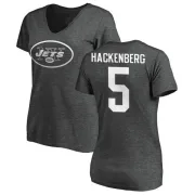 Christian Hackenberg Women's New York Jets One Color T-Shirt - Ash