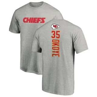 Christian Okoye Kansas City Chiefs Backer T-Shirt - Ash