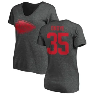 Christian Okoye Women's Kansas City Chiefs One Color T-Shirt - Ash