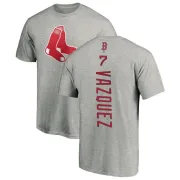 Christian Vazquez Boston Red Sox Backer T-Shirt - Ash