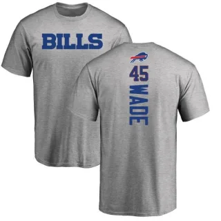 Christian Wade Buffalo Bills Backer T-Shirt - Ash