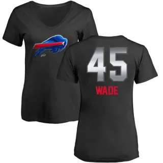 Christian Wade Women's Buffalo Bills Midnight Mascot T-Shirt - Black