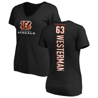 Christian Westerman Women's Cincinnati Bengals Backer Slim Fit T-Shirt - Black