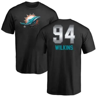 Christian Wilkins Miami Dolphins Midnight Mascot T-Shirt - Black