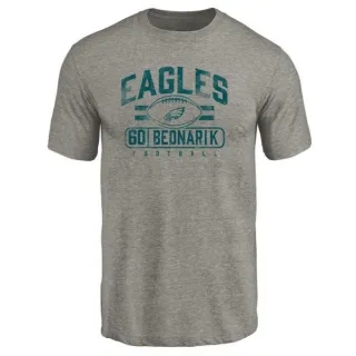 Chuck Bednarik Philadelphia Eagles Flanker Tri-Blend T-Shirt - Gray