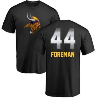 Chuck Foreman Minnesota Vikings Midnight Mascot T-Shirt - Black