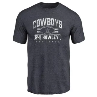 Chuck Howley Dallas Cowboys Flanker Tri-Blend T-Shirt - Navy