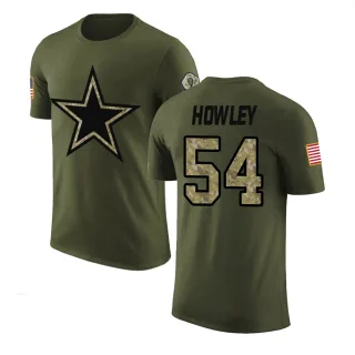 Chuck Howley Dallas Cowboys Olive Salute to Service Legend T-Shirt