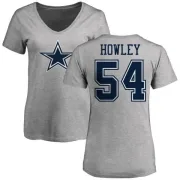 Chuck Howley Women's Dallas Cowboys Name & Number Logo T-Shirt - Ash