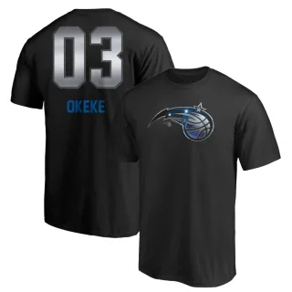 Chuma Okeke Orlando Magic Black Midnight Mascot T-Shirt