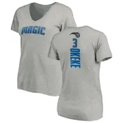 Chuma Okeke Women's Orlando Magic Ash Backer T-Shirt