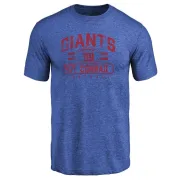 C.J. Conrad New York Giants Flanker Tri-Blend T-Shirt - Royal