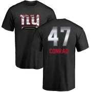 C.J. Conrad New York Giants Midnight Mascot T-Shirt - Black