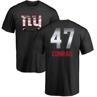 C.J. Conrad New York Giants Midnight Mascot T-Shirt - Black