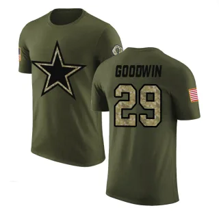 C.J. Goodwin Dallas Cowboys Olive Salute to Service Legend T-Shirt