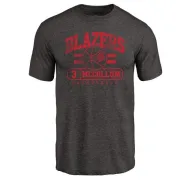 C.J. McCollum Portland Trail Blazers Black Baseline Tri-Blend T-Shirt