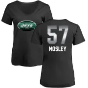 C.J. Mosley Women's New York Jets Midnight Mascot T-Shirt - Black