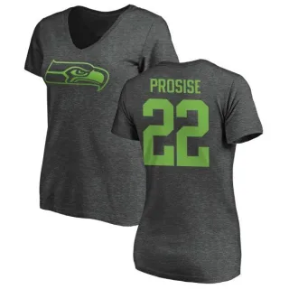 C.J. Prosise Women's Seattle Seahawks One Color T-Shirt - Ash