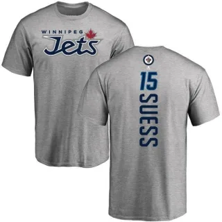 C.J. Suess Winnipeg Jets Backer T-Shirt - Ash