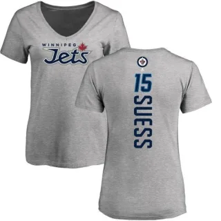 C.J. Suess Women's Winnipeg Jets Backer T-Shirt - Ash