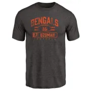 C.J. Uzomah Cincinnati Bengals Flanker Tri-Blend T-Shirt - Black