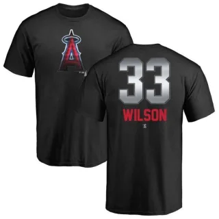 C.J. Wilson Los Angeles Angels Midnight Mascot T-Shirt - Black