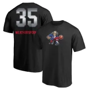 Clarence Weatherspoon Philadelphia 76ers Black Midnight Mascot T-Shirt