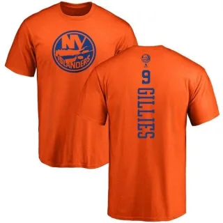 Clark Gillies New York Islanders One Color Backer T-Shirt - Orange