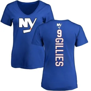 Clark Gillies Women's New York Islanders Backer T-Shirt - Royal