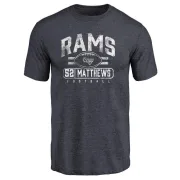 Clay Matthews Los Angeles Rams Flanker Tri-Blend T-Shirt - Navy