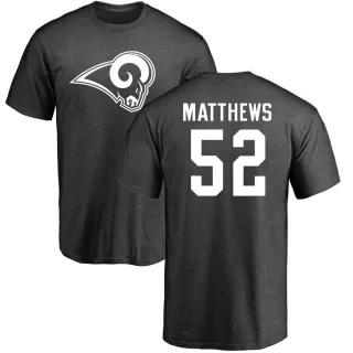 Clay Matthews Los Angeles Rams One Color T-Shirt - Ash