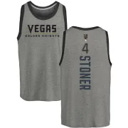 Clayton Stoner Vegas Golden Knights Backer Tri-Blend Tank - Heathered Gray