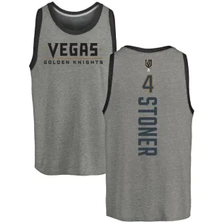 Clayton Stoner Vegas Golden Knights Backer Tri-Blend Tank - Heathered Gray