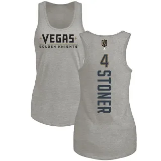 Clayton Stoner Women's Vegas Golden Knights Backer Tri-Blend Tank - Heathered Gray