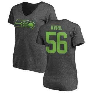 Cliff Avril Women's Seattle Seahawks One Color T-Shirt - Ash