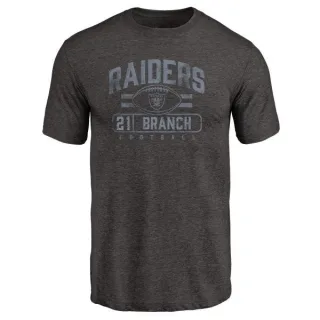 Cliff Branch Oakland Raiders Flanker Tri-Blend T-Shirt - Black