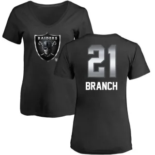 Cliff Branch Women's Oakland Raiders Midnight Mascot T-Shirt - Black