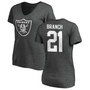 Cliff Branch Women's Oakland Raiders One Color T-Shirt - Ash