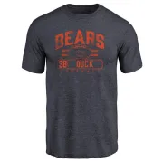 Clifton Duck Chicago Bears Flanker Tri-Blend T-Shirt - Navy