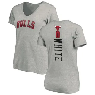 Coby White Women's Chicago Bulls Ash Backer T-Shirt