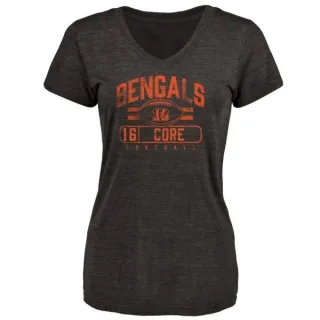 Cody Core Women's Cincinnati Bengals Flanker Tri-Blend T-Shirt - Black