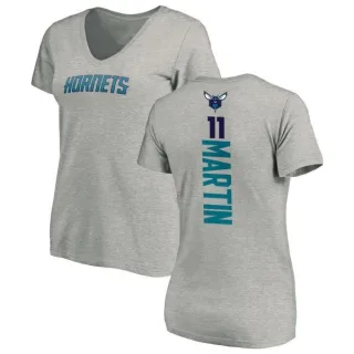 Cody Martin Women's Charlotte Hornets Ash Backer T-Shirt