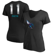 Cody Martin Women's Charlotte Hornets Black Midnight Mascot T-Shirt